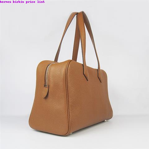 hermes birkin price list